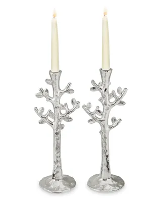 Michael Aram Set of 2 Tree of Life Candlestick Holders