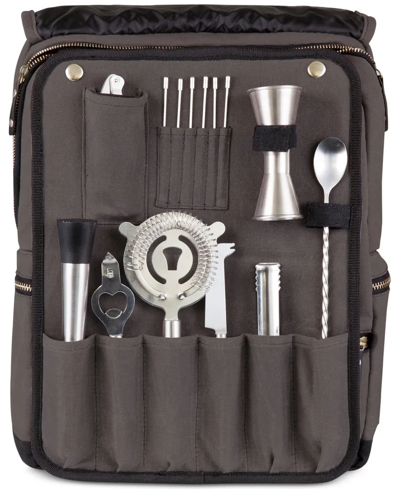 Legacy by Picnic Time Bar-Backpack Portable Cocktail Set