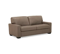 Ennia 75" Leather Apartment Sofa, Created for Macy's