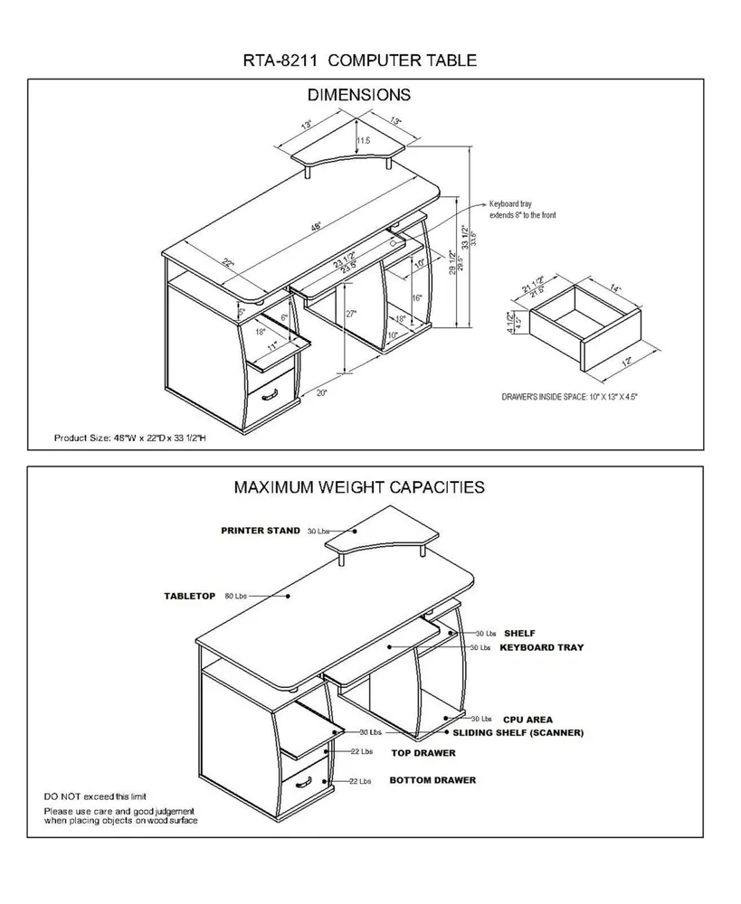 Techni Mobili Storage Desk