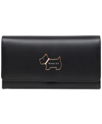 Women's Heritage Dog Outline Mini Flap Over Wallet