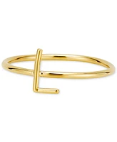 Sarah Chloe Amelia Initial Monogram Ring in 14k Gold