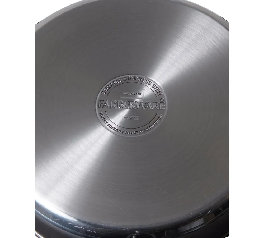 Farberware Classic Series Stainless Steel 2.75-Qt. Saute Pan & Lid