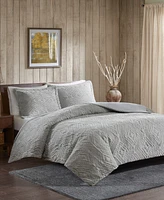 Woolrich Teton 3-Pc. Reversible Faux-Fur Full/Queen Quilt Set