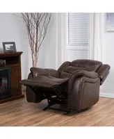 Olyena Faux Leather Glider Recliner