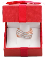 Diamond Crisscross Statement Ring (1/4 ct. t.w.)