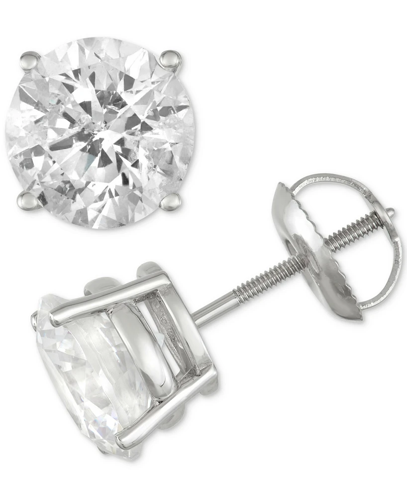 Diamond Stud Earrings (3 ct. t.w.) in 14k White Gold