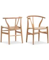 Caden Wishbone Chair (Set of 2)