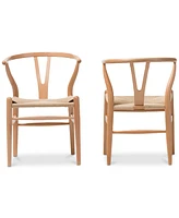 Caden Wishbone Chair (Set of 2)