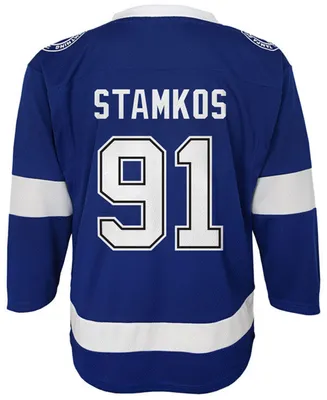 Authentic Nhl Apparel Steven Stamkos Tampa Bay Lightning Player Replica Jersey, Toddler Boys (2T-4T)