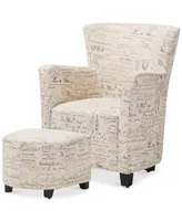 Rixenda Club Chair and Ottoman Set