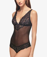 b.tempt'd by Wacoal b. Charming Mesh and Lace Lingerie Bodysuit 936232