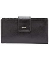 Fossil Logan Leather Rfid Tab Clutch Wallet