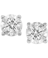 Diamond Stud Earrings (2 ct. t.w.) in 14k White Gold