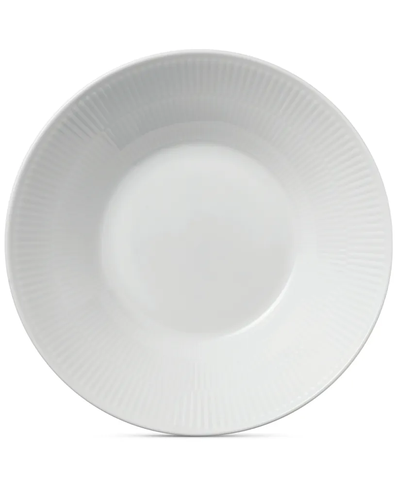 Royal Copenhagen White Fluted Pasta Bowl