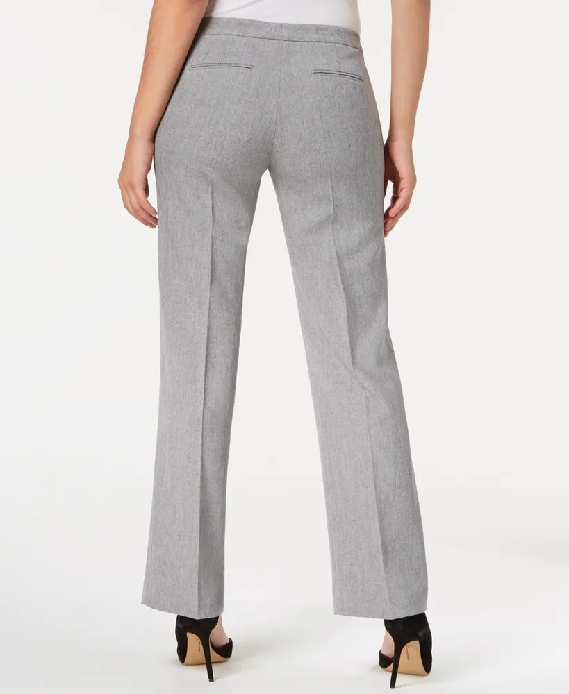 Kasper Petite Tab-Waist, Straight-Fit Modern Dress Pants