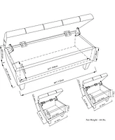 Poway 3-Pc. Ottoman Bench