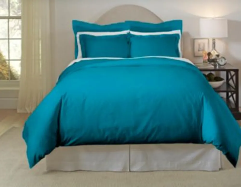 Pointehaven Solid 620 Thread Count Cotton Duvet Cover Sets