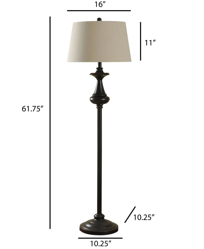 StyleCraft Bronze Traditional Floor Lamp