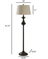 StyleCraft Bronze Traditional Floor Lamp