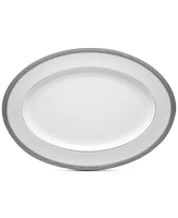 Noritake Odessa Platinum 16" Oval Platter