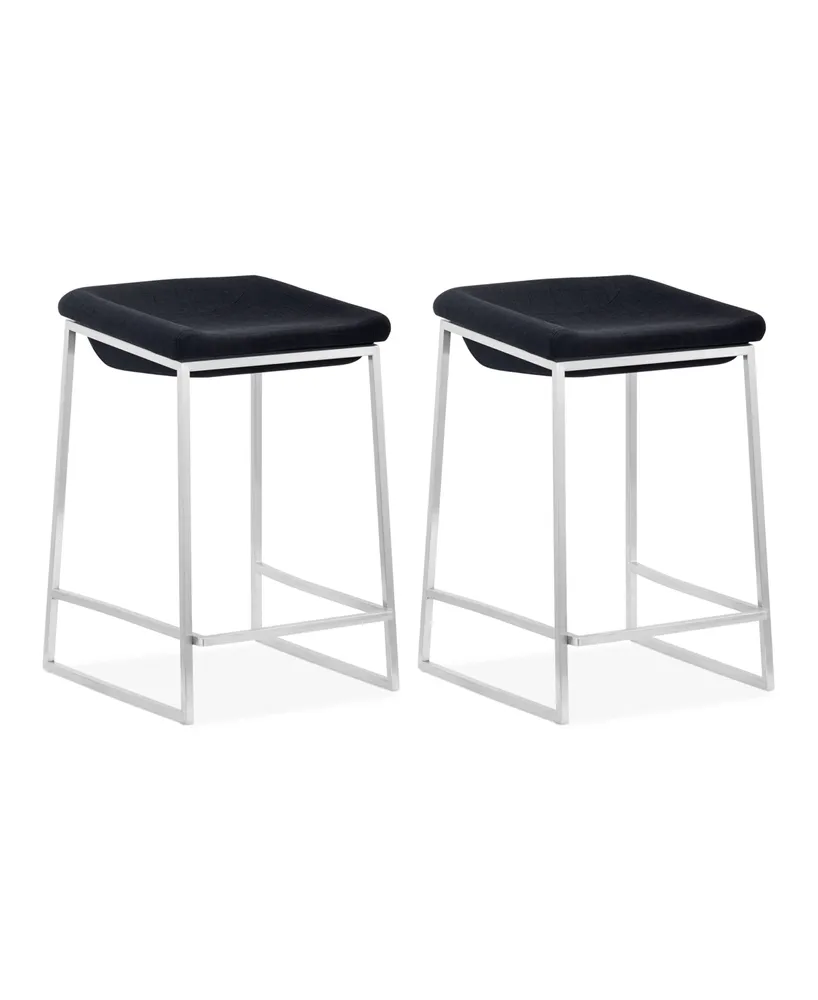 Zuo Lids Counter Stool, Set of 2