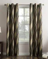 Intersect Geometric Print Curtain Panel