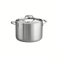 Tramontina Gourmet Tri-Ply Clad 8 Qt Covered Stock Pot