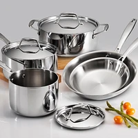 Tramontina Gourmet Tri-Ply Clad Pc Cookware Set