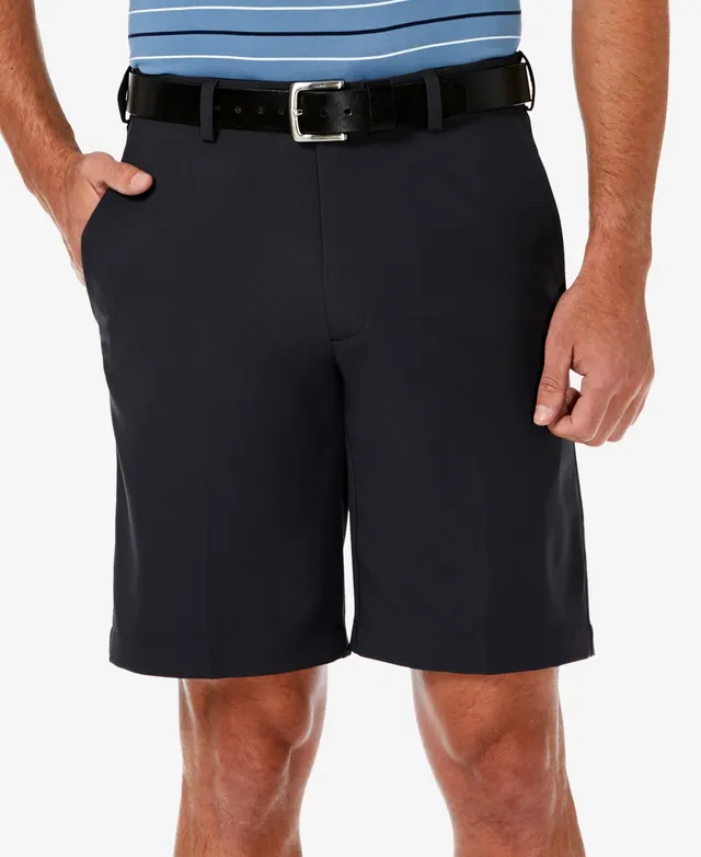 Haggar Men's Cool 18 PRO Classic-Fit Expandable Waist Pleated