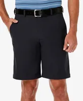 Haggar Men's Cool 18 Pro Flat Front Classic-Fit 9.5" Shorts