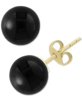 Effy Onyx (10mm) Stud Earrings in 14k Gold