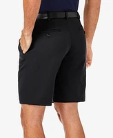 Haggar Men's Cool 18 Pro Classic-Fit Stretch Pleated 9.5" Shorts