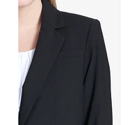 Calvin Klein Plus One-Button Blazer