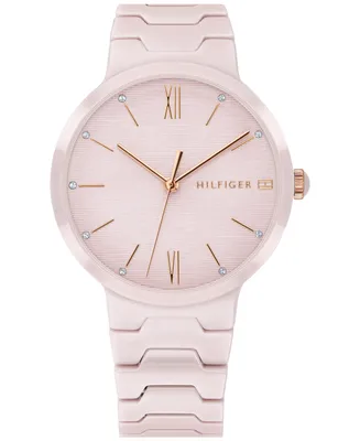 Tommy Hilfiger Women's Blush Ceramic Bracelet Watch 36mm