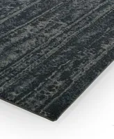D Style Mosaic Rails Pewter Area Rug Collection