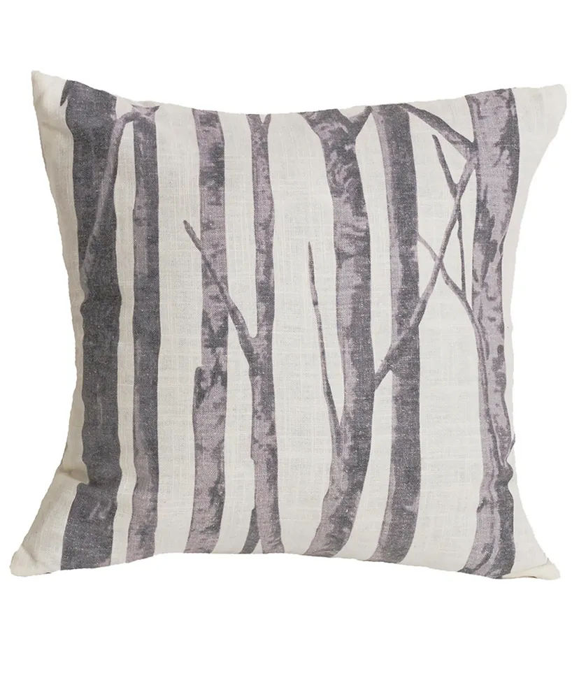 HiEnd Accents Printed Branches Pillow