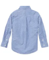 Polo Ralph Lauren Toddler and Little Boys Gingham Cotton Poplin Shirt