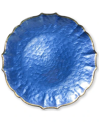 Vietri Pastel Glass Collection Service Plate/Charger