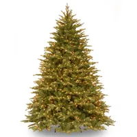 National Tree Company 6.5' Feel Real Nordic Spruce Hinged Tree with 750 Clear Lights