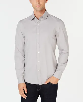 Michael Kors Men's Stretch Button-Front Shirt