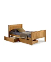 Alaterre Furniture Harmony Twin Bed with Storage Drawers