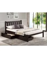 Alaterre Furniture Poppy Full Bed with Storage Drawers