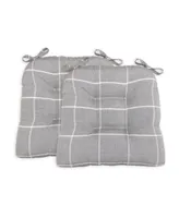 Highland Set of Two Chair Pad Seat Cushions