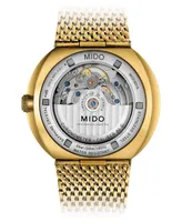 Mido Men's Swiss Automatic Commander Ii Cosc Gold-Tone Pvd Stainless Steel Bracelet Watch 42mm