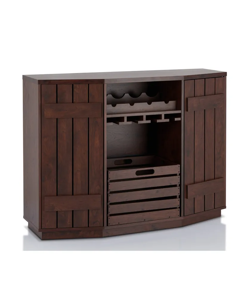 Layfield Transitional Wine Rack Buffet