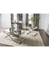 Xander Mirrored Console Table