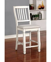 Sonora Antique White Pub Chair (Set of 2)