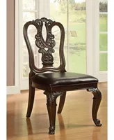 Ramsaran Carved Dining Chair (Set Of 2)