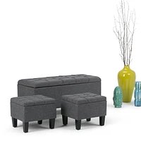 Poway 3-Piece Ottoman Ii Set